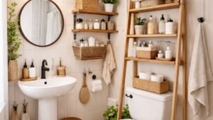 How to Organize a Tiny Bathroom with No Counter Space (11 Solutions That Actually Work)