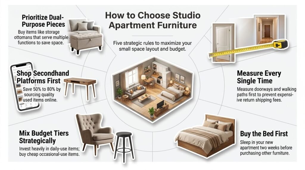 infographic How to Choose the Right Space Saving Furniture for Studio Apartments
