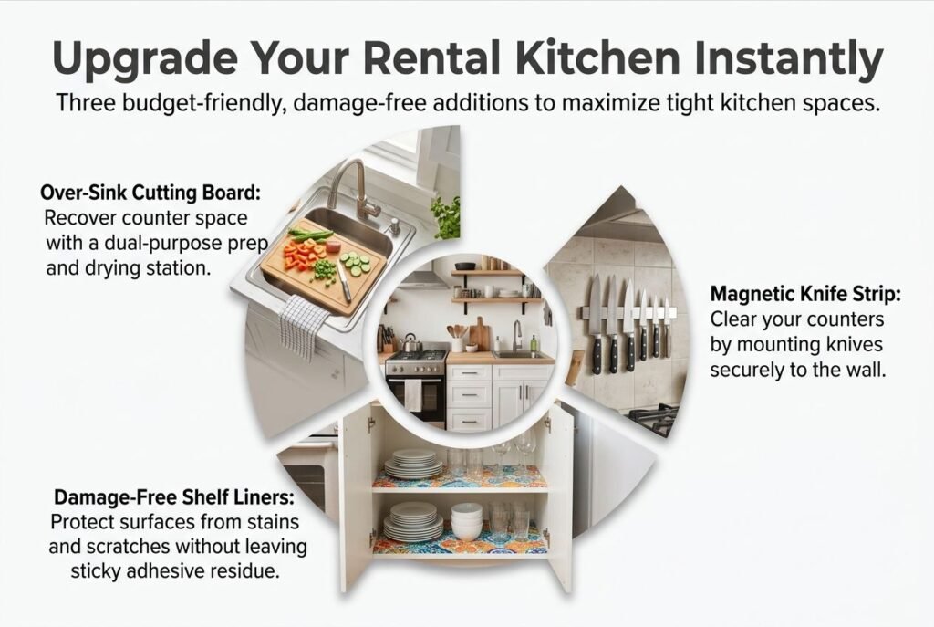 Renter-Friendly FunctionalKitchen Upgrades