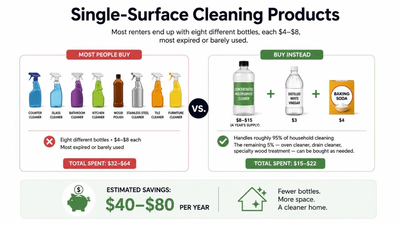 Single-Surface Cleaning Products Cheap Alternatives