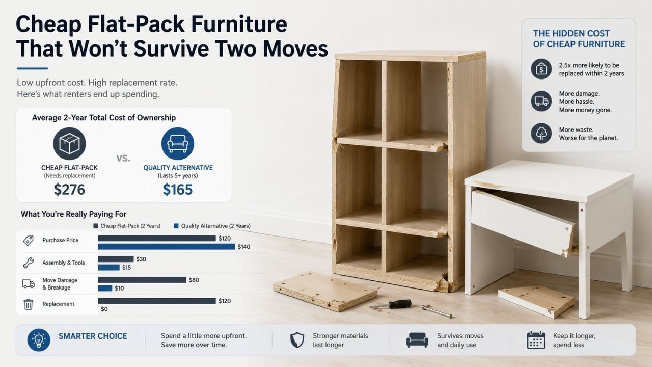 Smart Choices Instead of the Cheap Flat-Pack Furniture That Won't Survive Two Moves