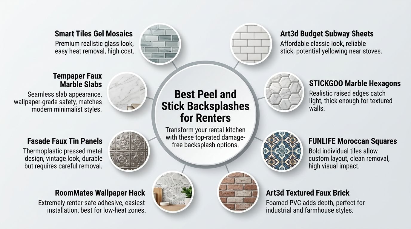 8 Best Peel and Stick Backsplashes for Renters