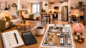 The Realistic First Apartment Budget: What It Actually Costs to Set Up (Breakdown by Room)