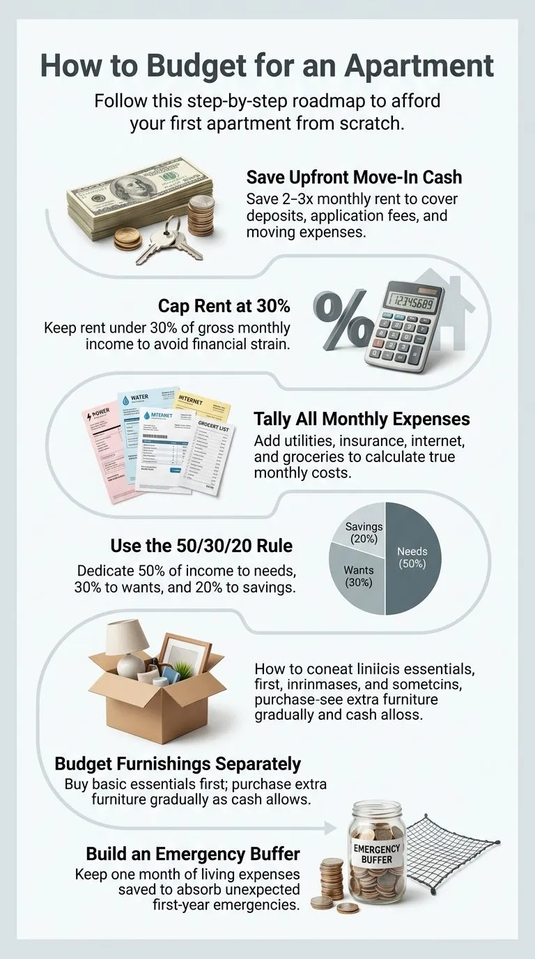 Steps to Budget for an Apartment When You Are Starting From Zero
